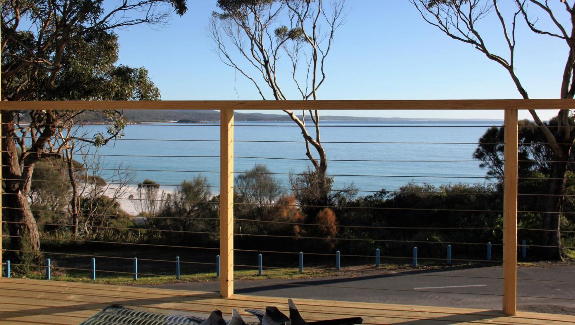 Kingfisher Cottage Beachfront At The Binalong Bay Dış mekan fotoğraf